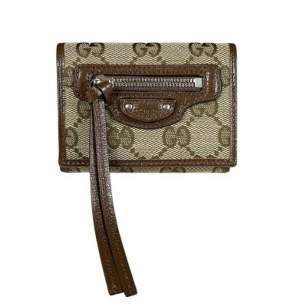 Gucci Balenciaga Collaboration Neo Wallet The Hacker Project Tri fold GG Canvas